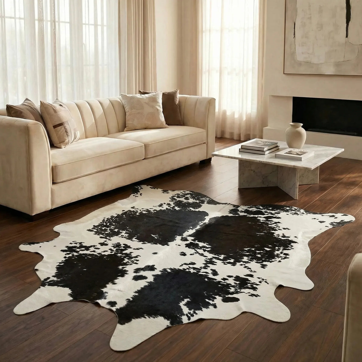 Modern Faux Fur Area Rug