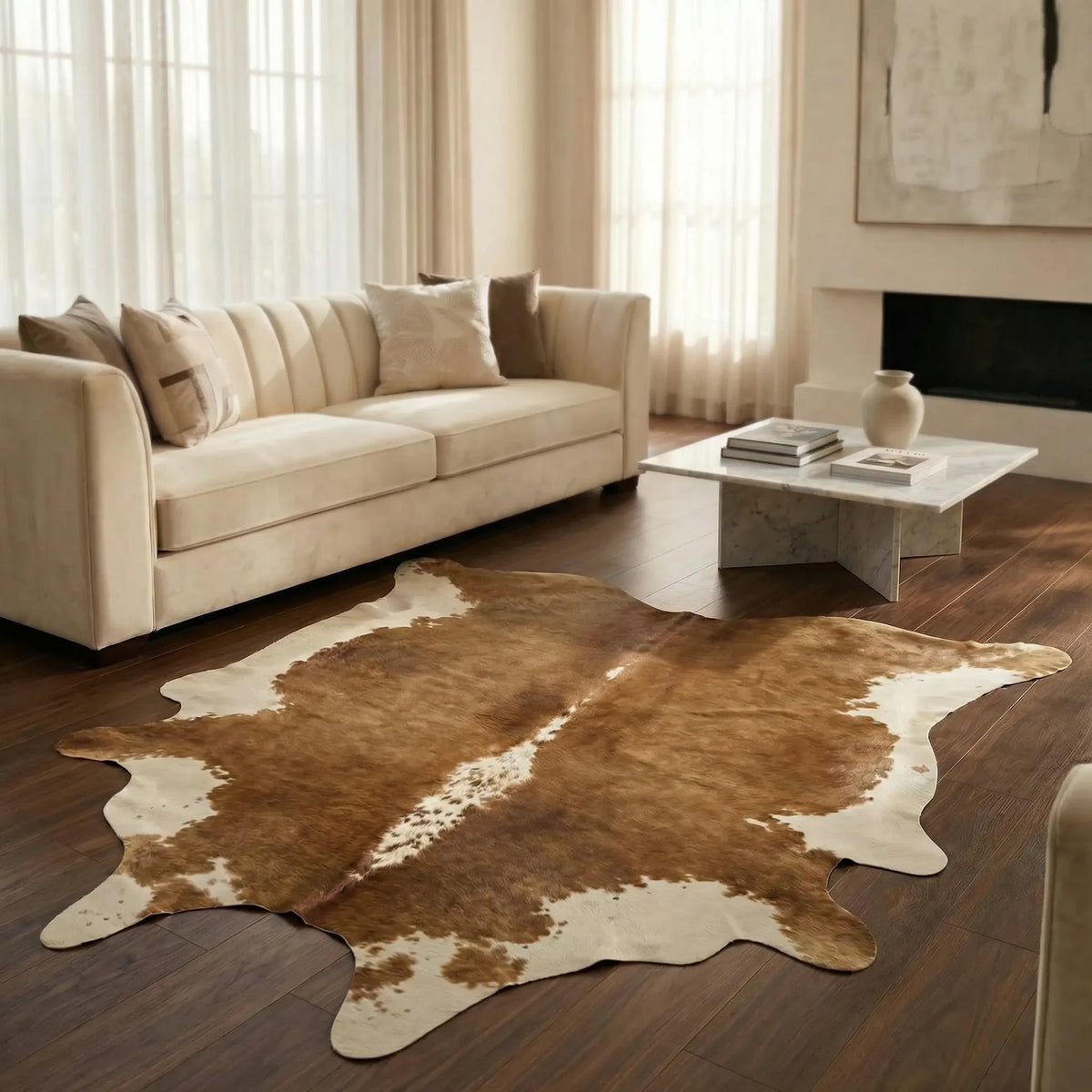 Modern Faux Fur Area Rug