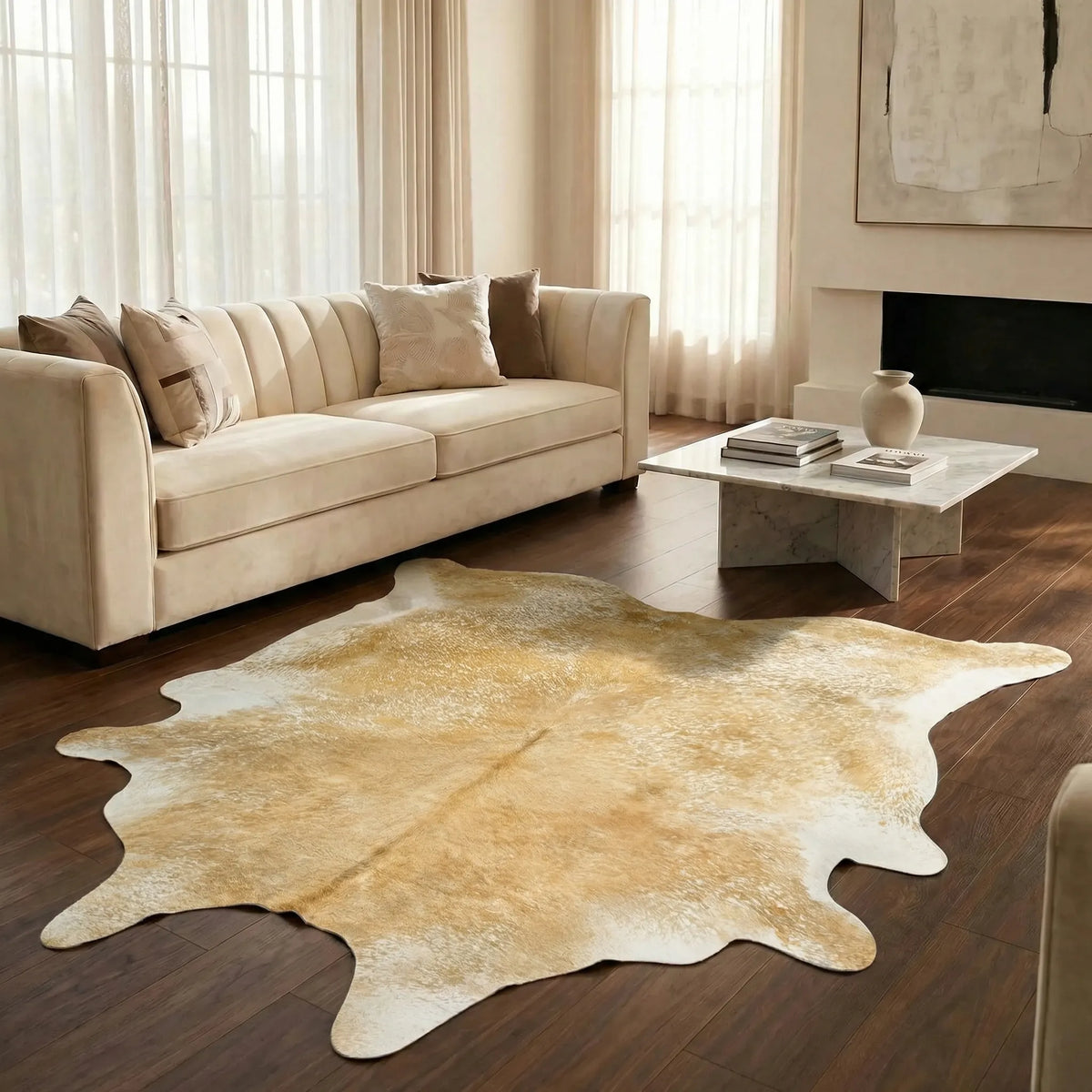 Modern Faux Fur Area Rug
