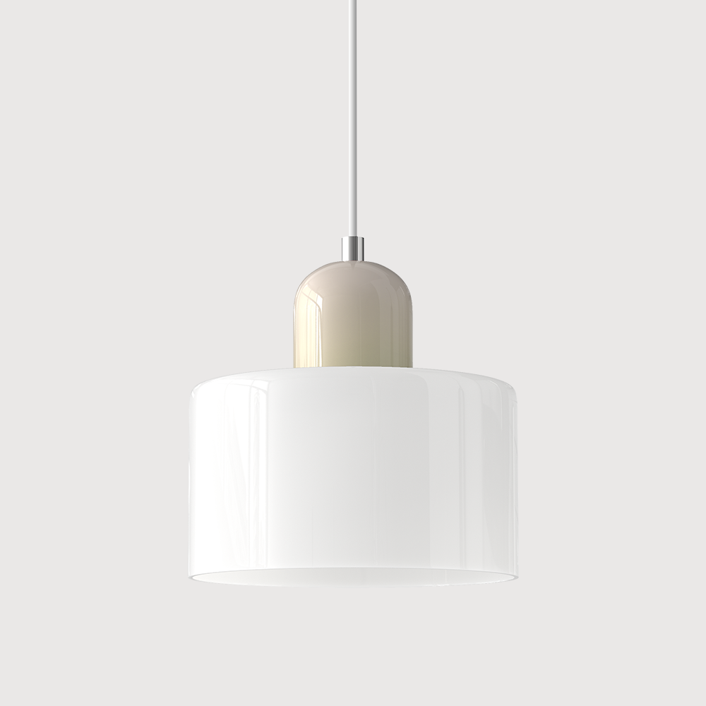Modern Geometric Coloured Glass Pendant Light