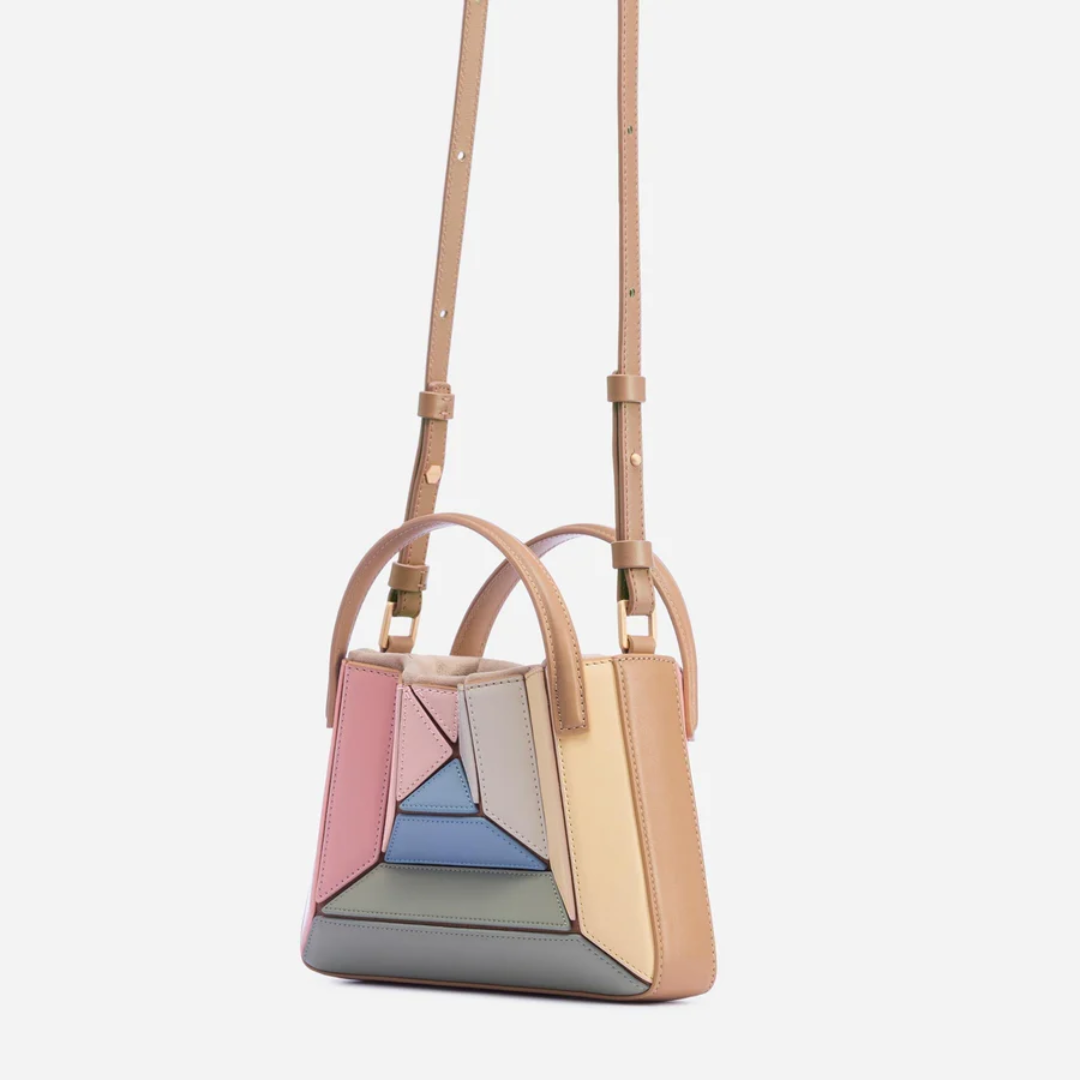 Modern Handbag with Geometric Design