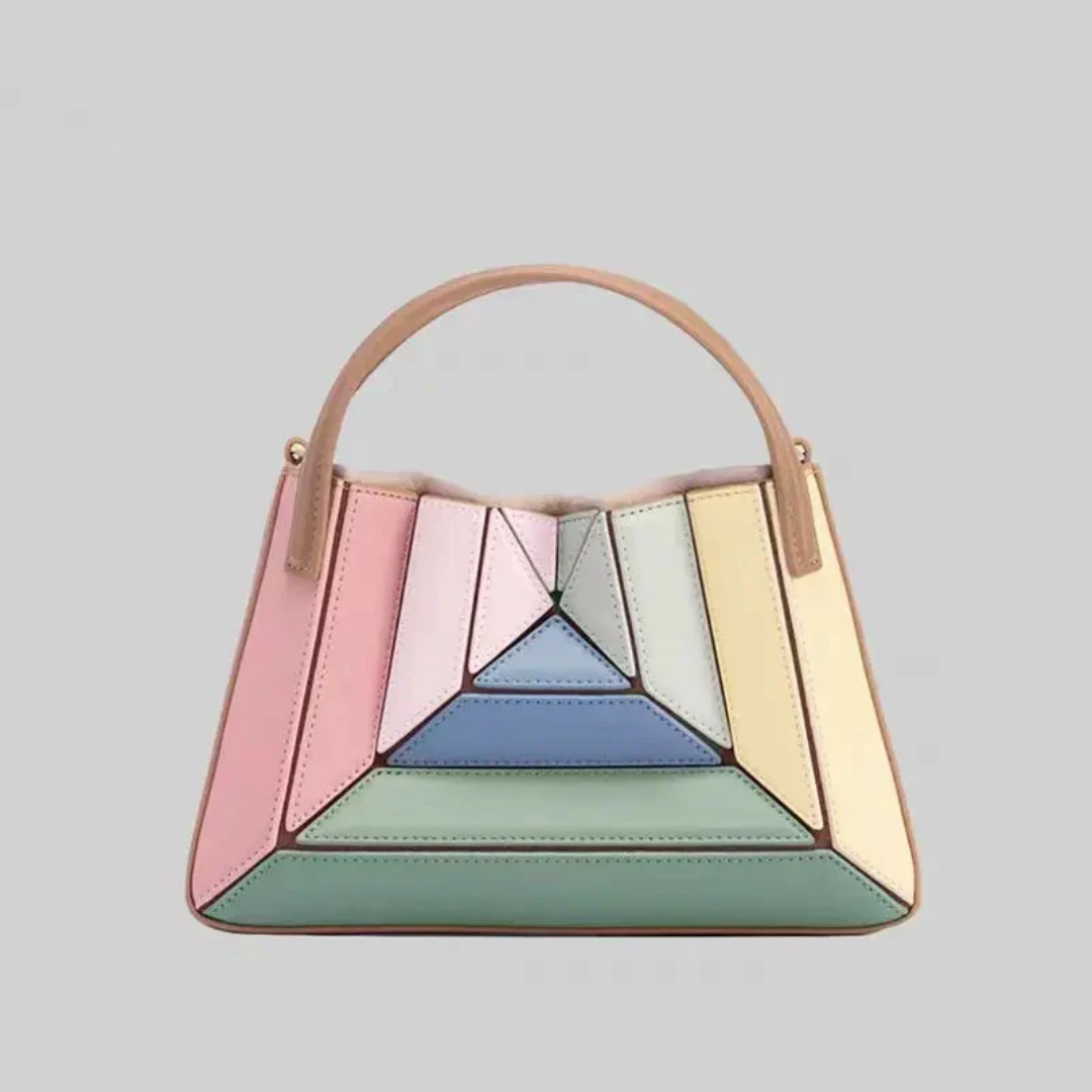Modern Handbag with Geometric Design