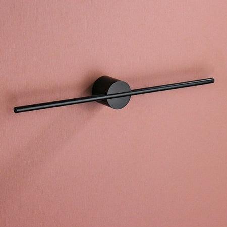 Modern Metal Bathroom Towel Rack with Adjustable Rod