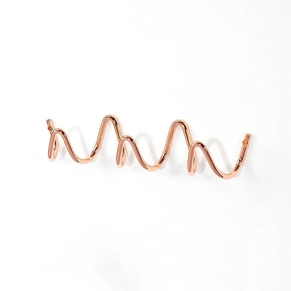 Modern Metal Wall Hook Rack for Entryway