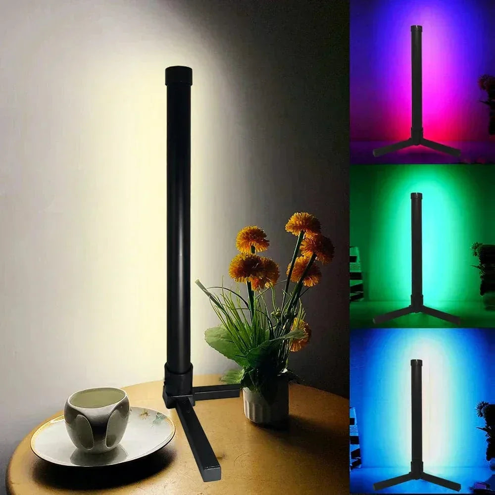 Modern RGB Corner Floor Lamp with Remote Control