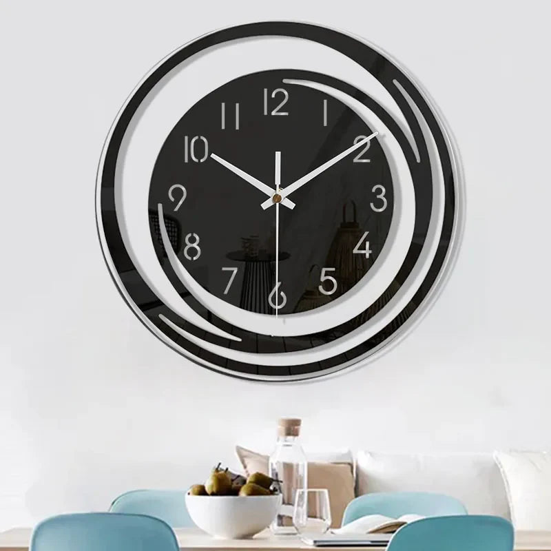 Modern Wall Clock with Silent Mechanism