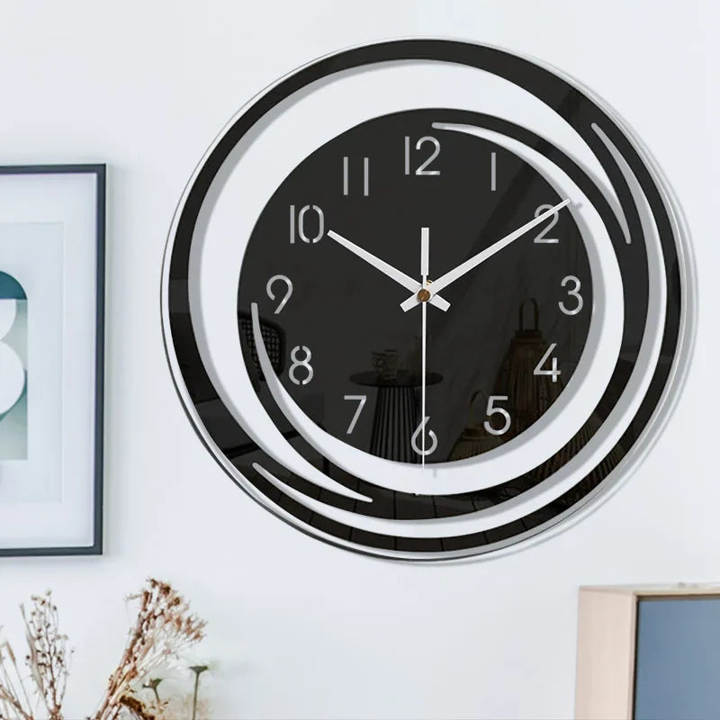 Modern Wall Clock with Silent Mechanism