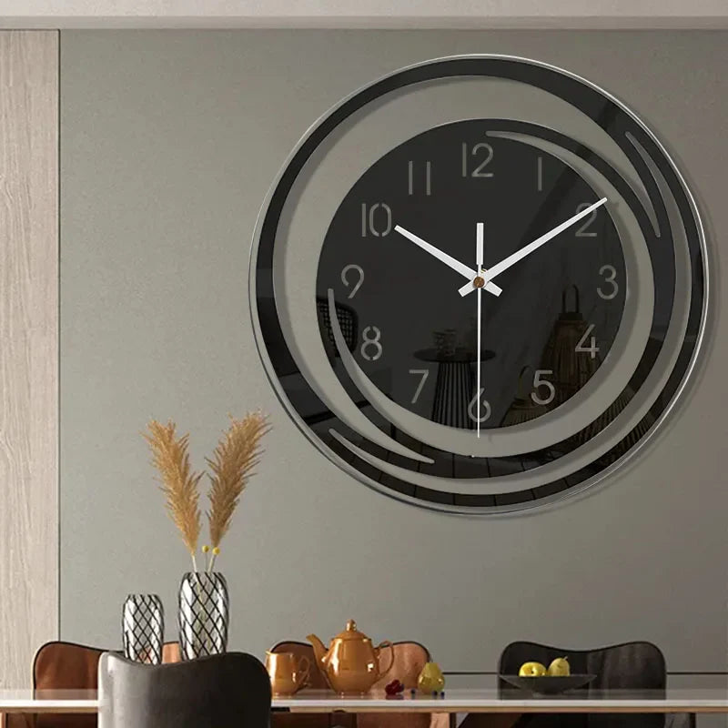 Modern Wall Clock with Silent Mechanism