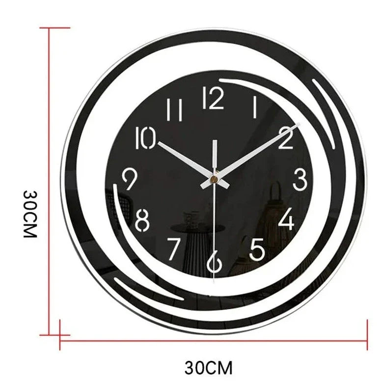 Modern Wall Clock with Silent Mechanism