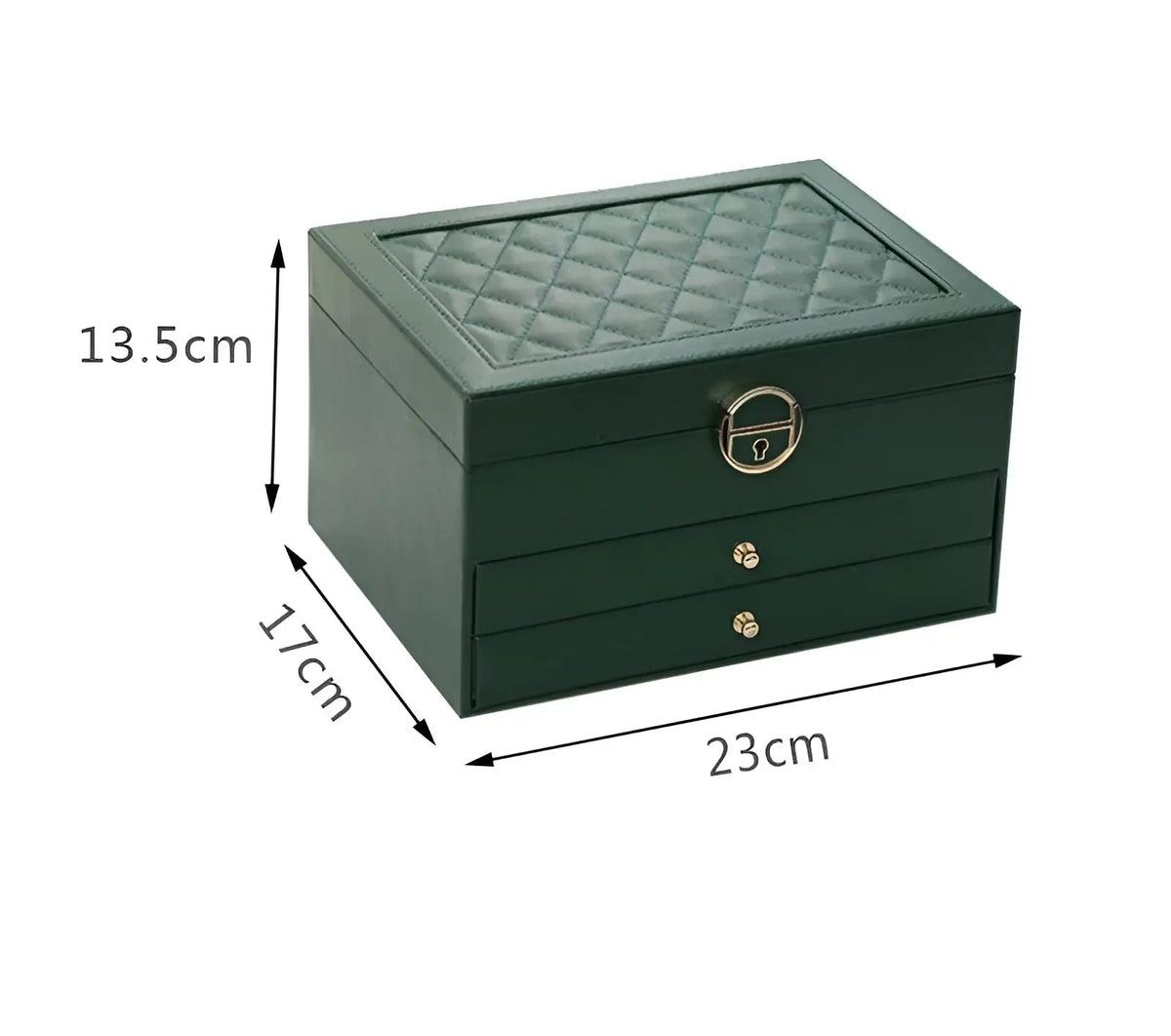 Multi-Layer PU Leather Jewellery Organiser