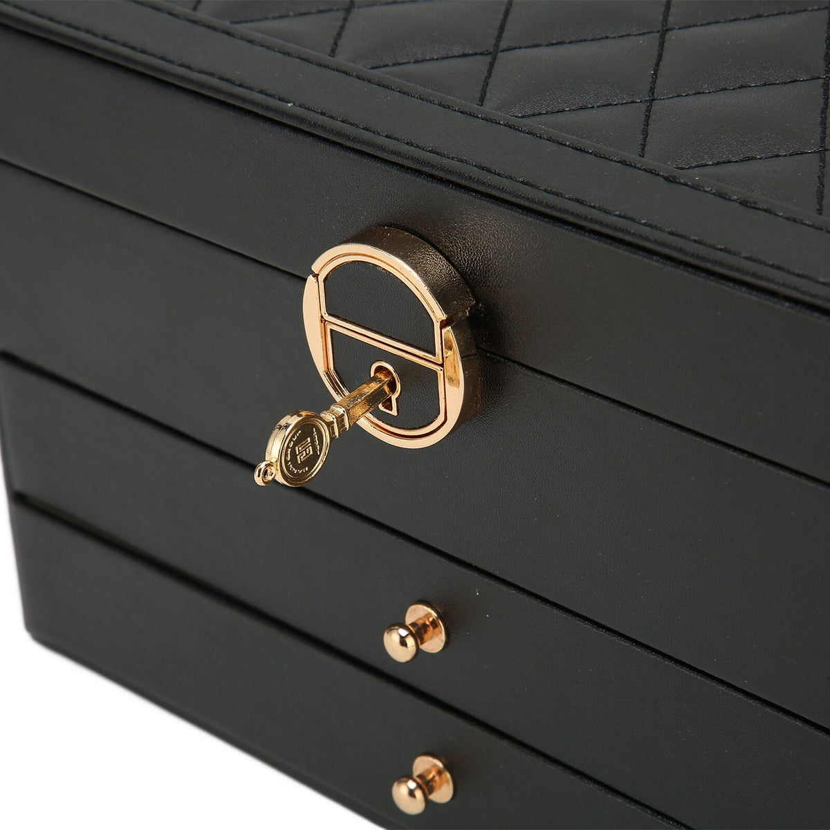 Multi-Tier Leather Jewelry Box | Organized and Stylish Storage