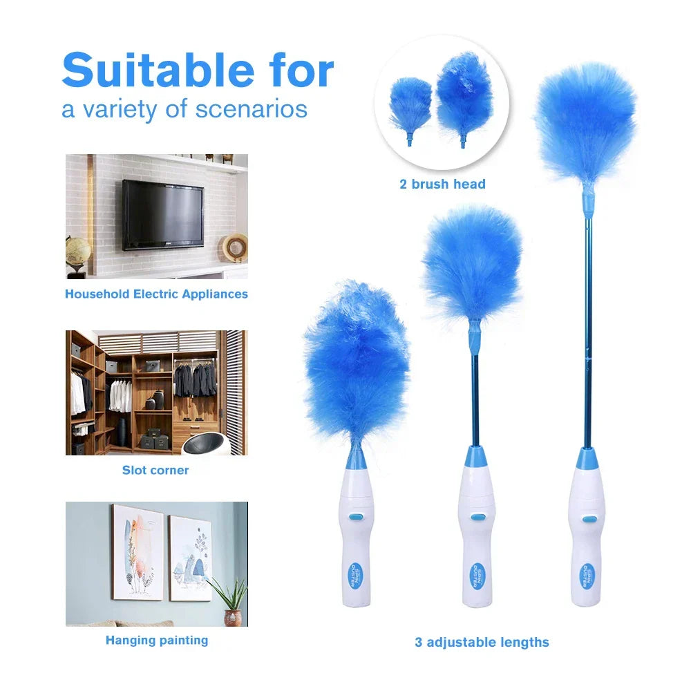 Multipurpose Rechargeable Dust Brush Collector Cleaning Tool