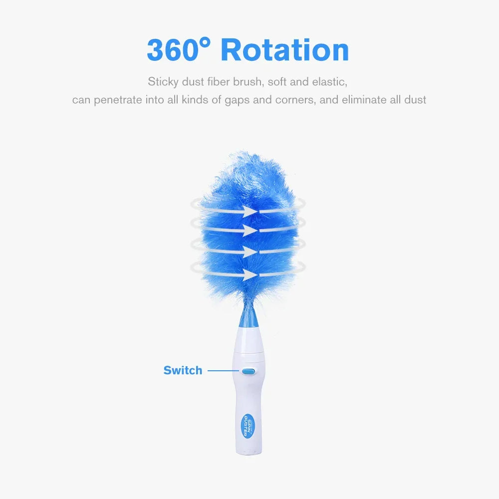 Multipurpose Rechargeable Dust Brush Collector Cleaning Tool