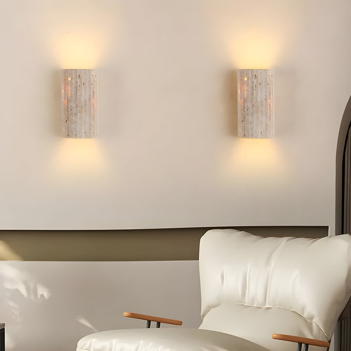 Natural Stone Wall Light for an Elegant Interior