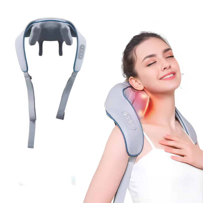 Neck and Shoulder Massager with Soothing Heat