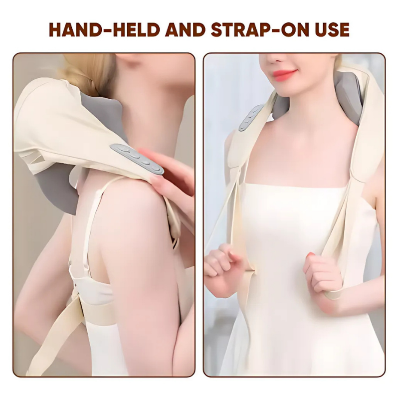 Neck and Shoulder Massager with Soothing Heat
