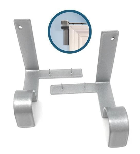 No-Drill Curtain Rod Brackets – Easy Installation