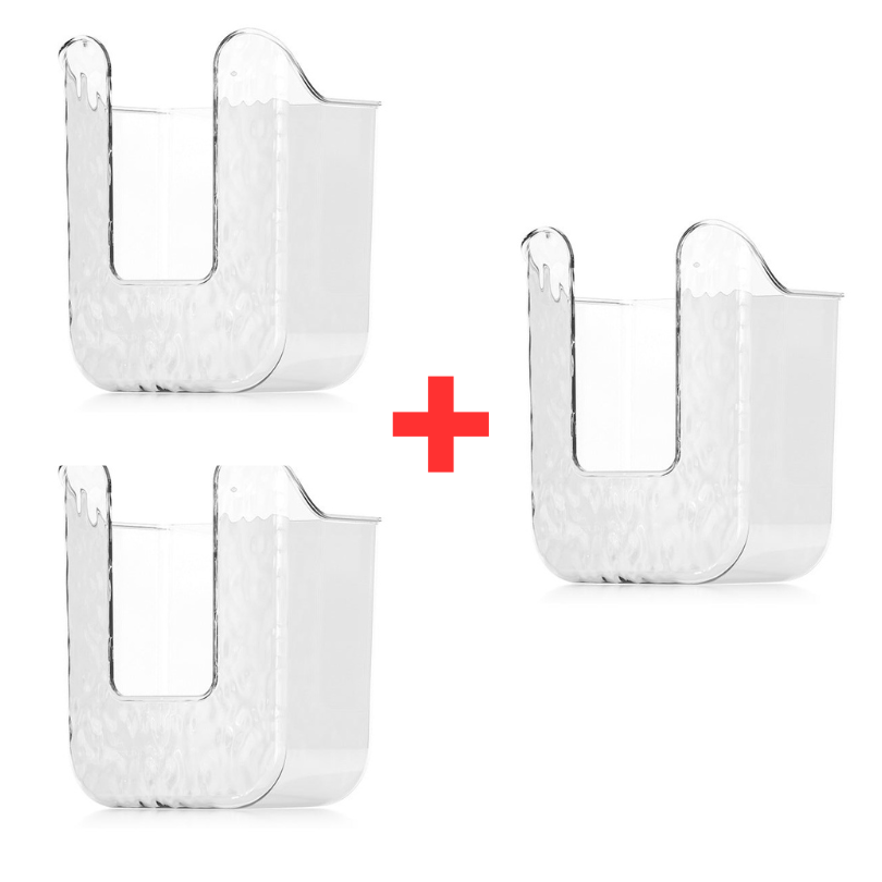 No-Drill Wall-Mounted Tissue and Paper Roll Holder