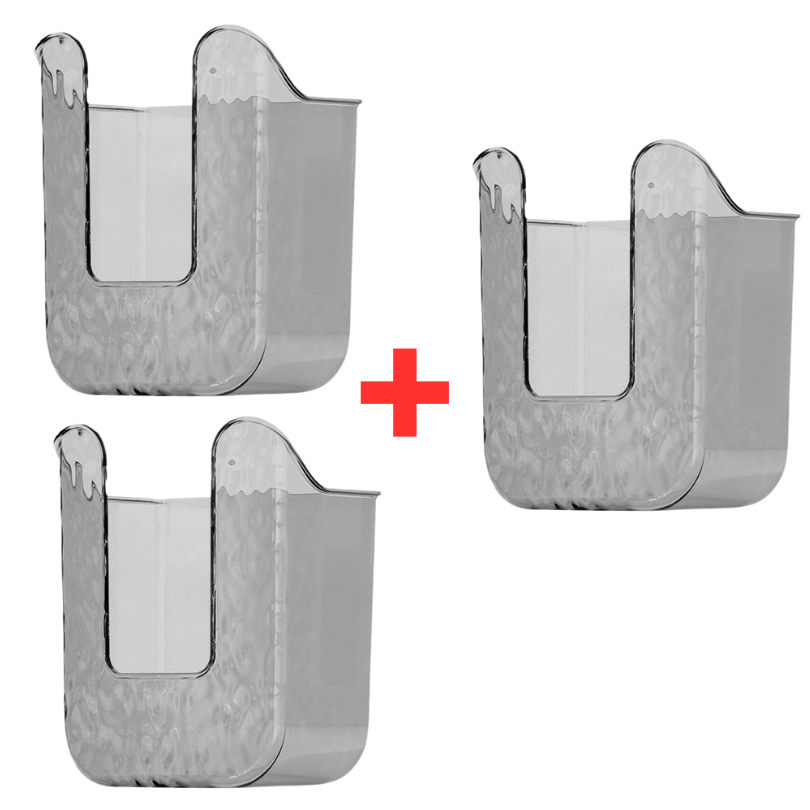 No-Drill Wall-Mounted Tissue and Paper Roll Holder