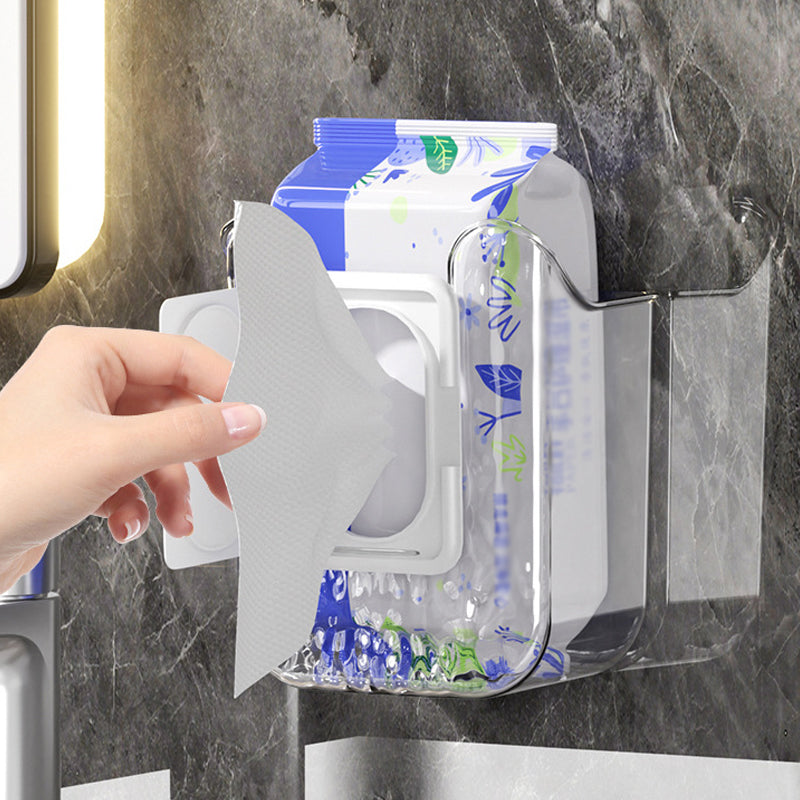 No-Drill Wall-Mounted Tissue and Paper Roll Holder