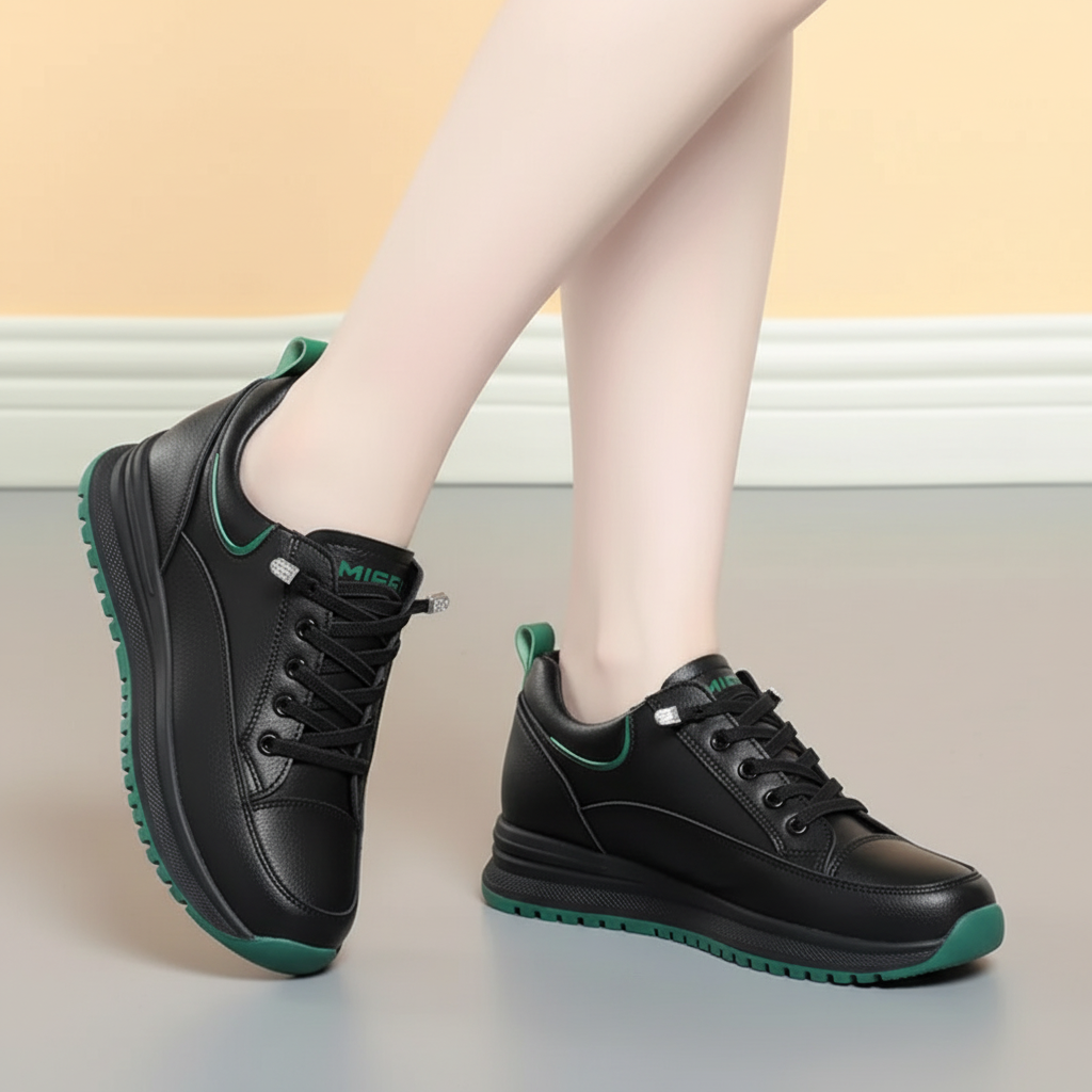 Non-Slip Profiled Rubber Sole - Pamela