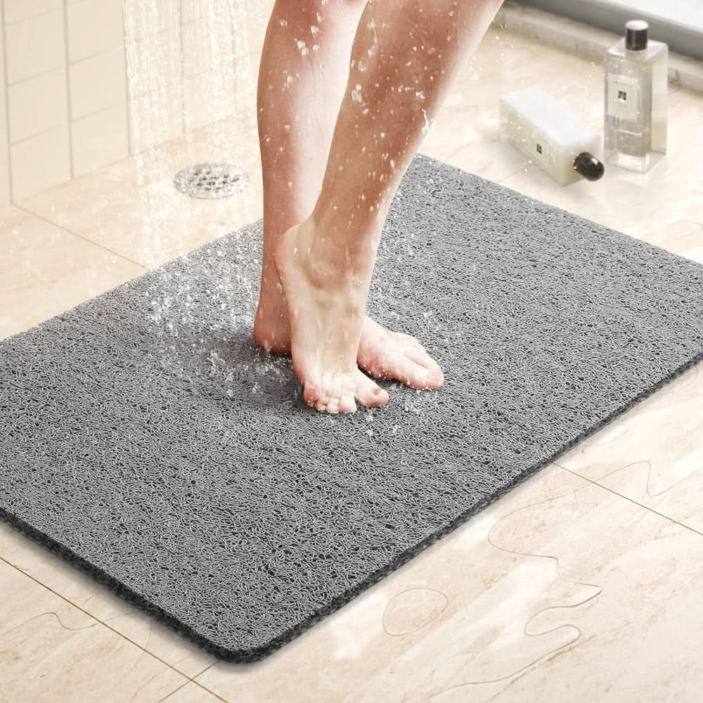 Non-Slip Shower Mat with Drainage System
