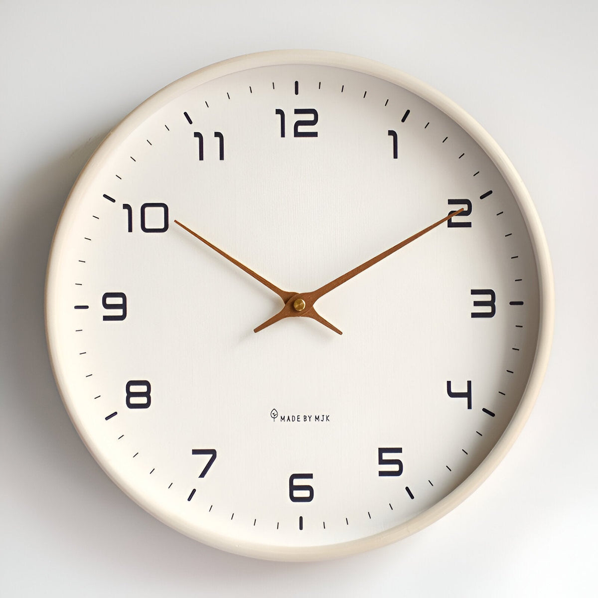Nordic Round Wooden Wall Clock