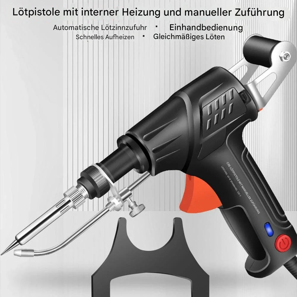 One-Handed Soldering Gun with Precise Dispensing for Metal & Electronics