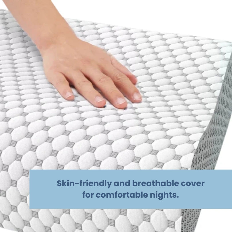 Orthopedic Memory Foam Pillow - Neck & Spine Support for Deeper Sleep
