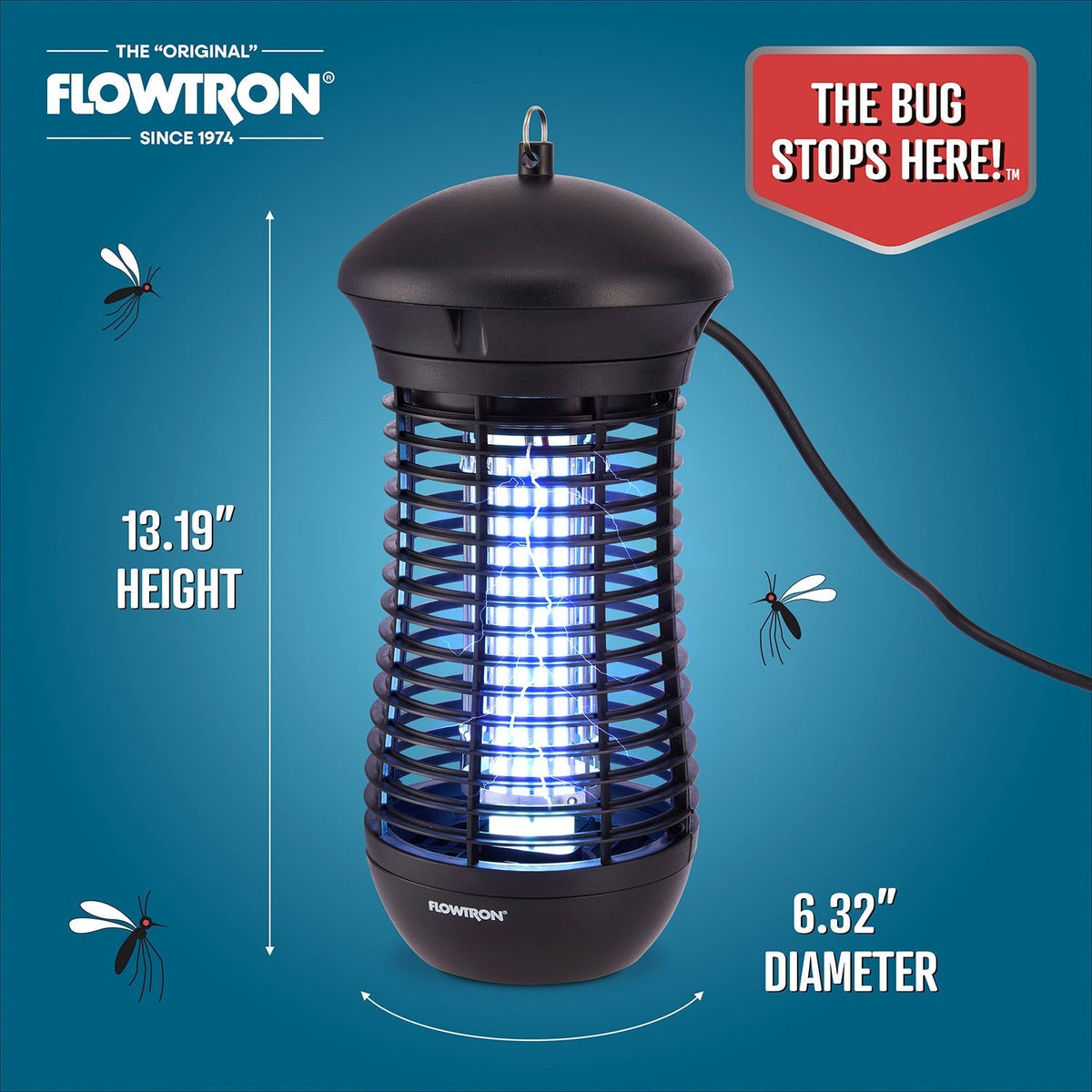 Outdoor Bug Zapper, 1/2 Acre Coverage