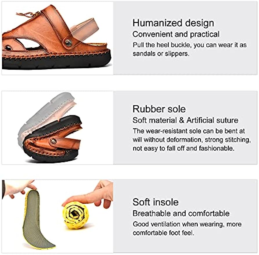 Outdoor Closed-Toe Beach Sandals