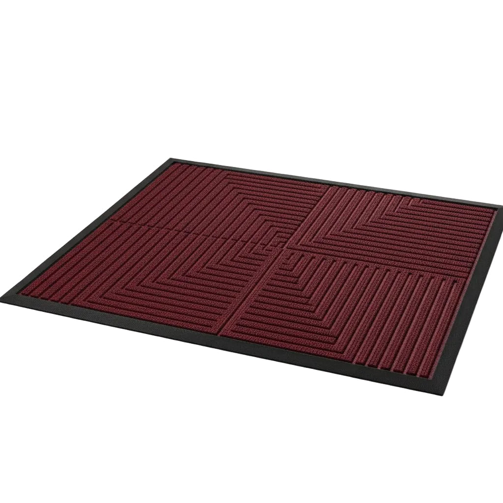 Outdoor Doormat with Non-Slip Backing and Dirt-Trapping Function