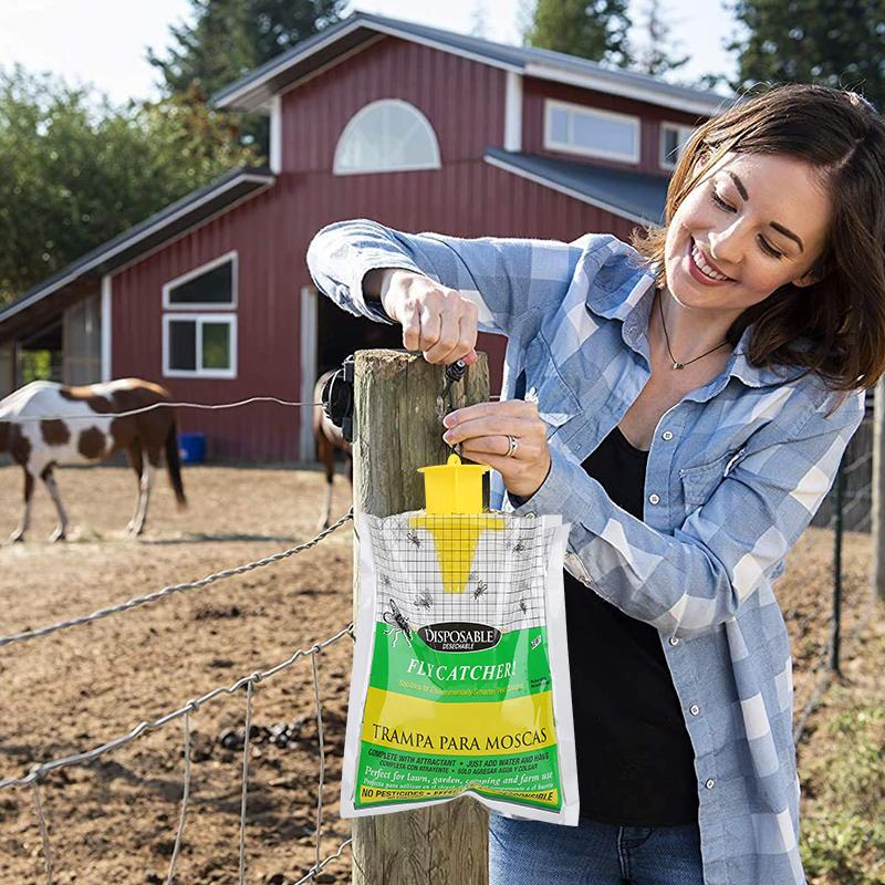Outdoor Fly Catcher with Disposable Bag