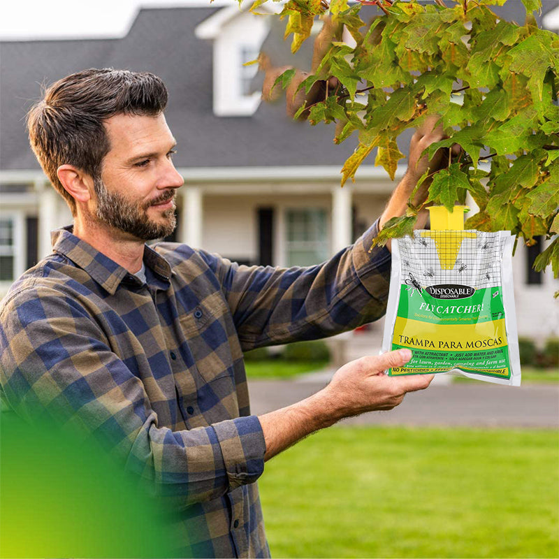 Outdoor Fly Catcher with Disposable Bag