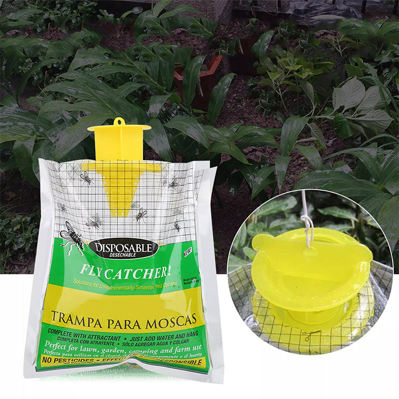Outdoor Fly Catcher with Disposable Bag