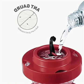 Outdoor Hanging Bee-Proof Hummingbird Feeder with Perch