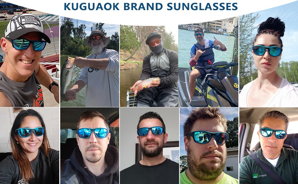 Outdoor Sports Sunglasses with Anti-Glare Polarised Lenses