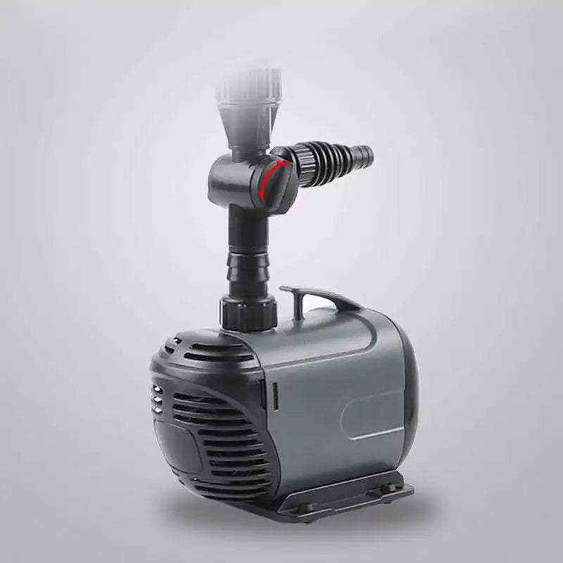 Outdoor Water Fountain Pump with Adjustable Flow, Nozzles, and Built-In Filter