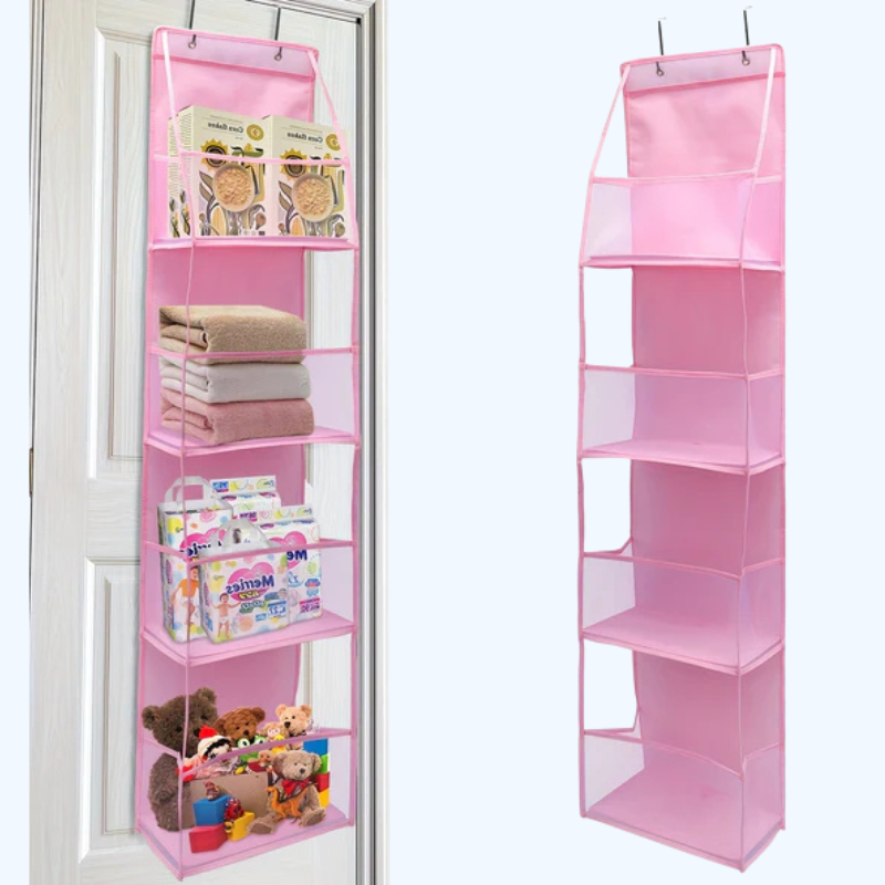 Over-the-Door Organizer - 4 Compartments | Breathable Storage Organizer