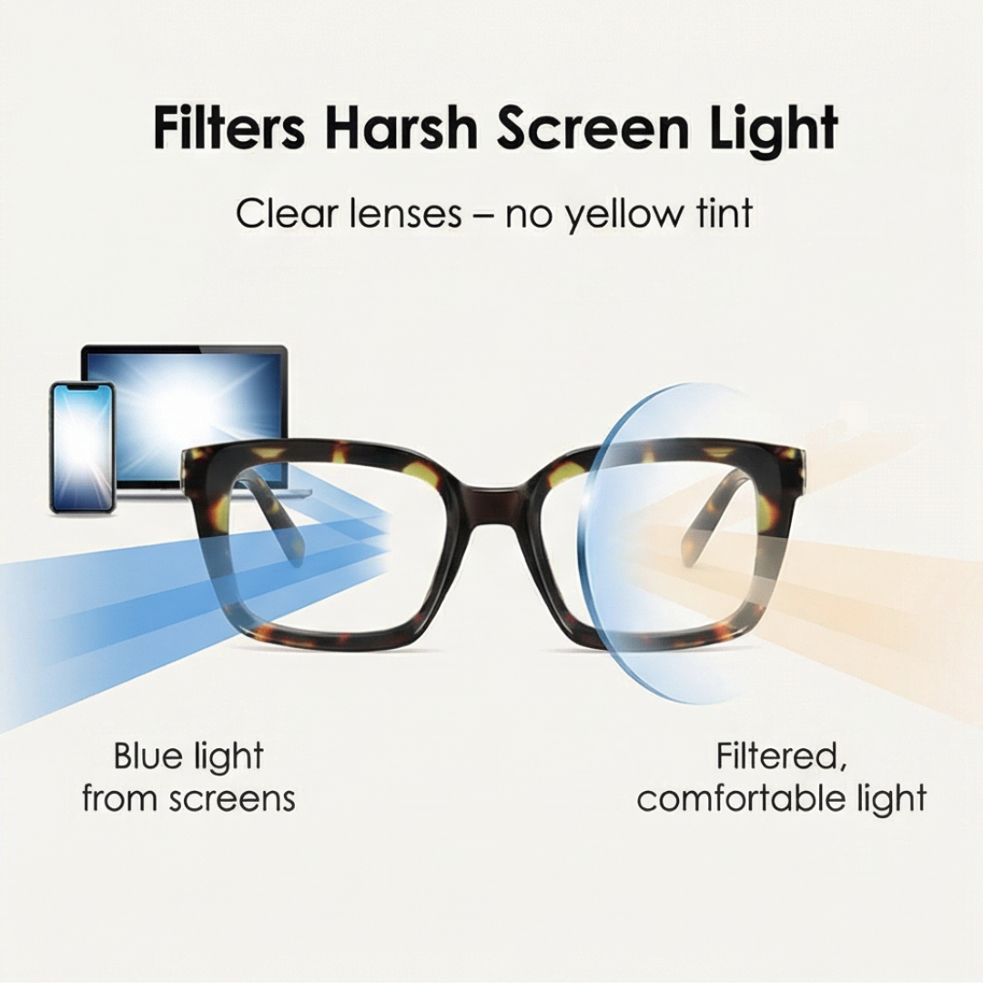 Oversized Tortoiseshell Reading Glasses