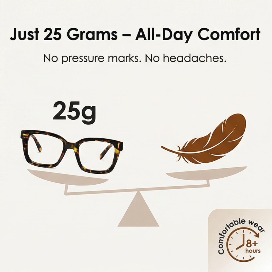 Oversized Tortoiseshell Reading Glasses