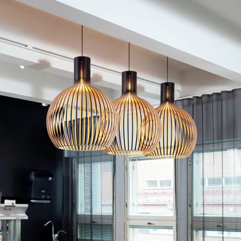 Pendant Light – Organic Wooden Design for Warm Interiors