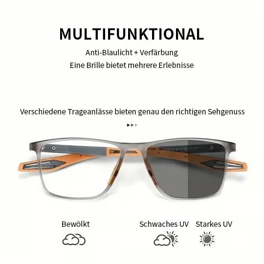 Photochromic Bifocal Glasses with Adaptive Lenses