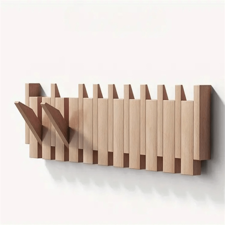 Piano-Style Coat Rack for the Home – Elegant Wall-Mounted Storage