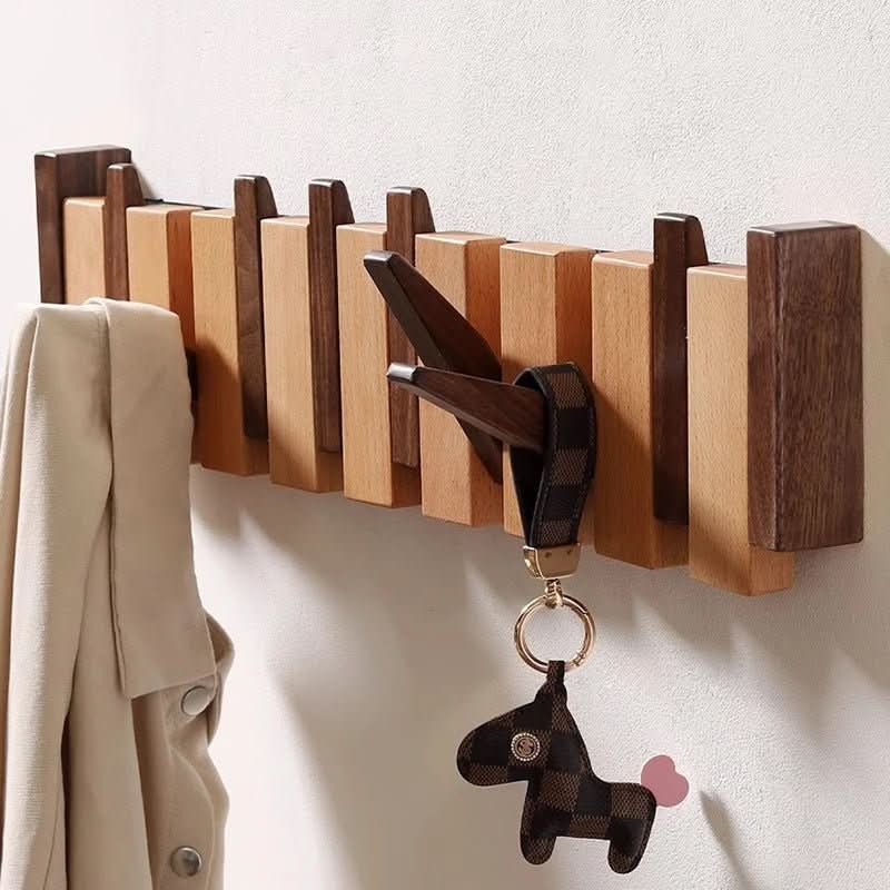 Piano-Style Coat Rack for the Home – Elegant Wall-Mounted Storage