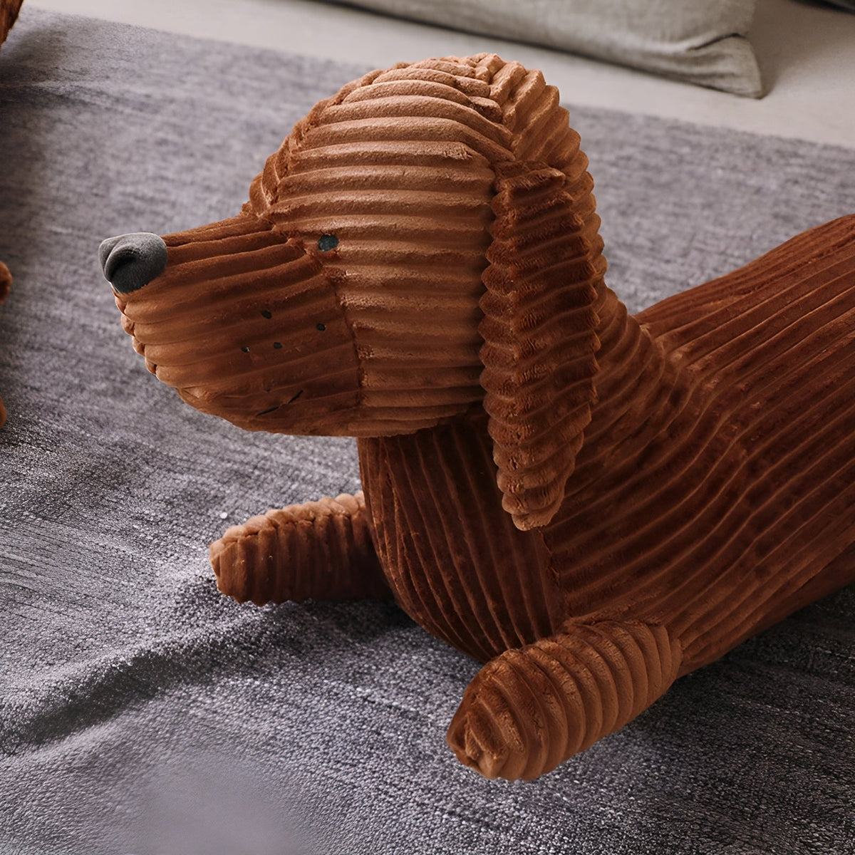 Plush Ergonomic Dachshund Pillow