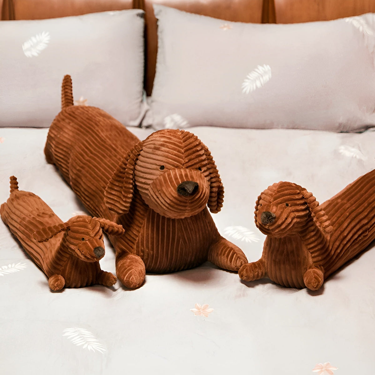 Plush Ergonomic Dachshund Pillow