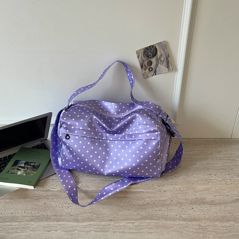 Polka Dot Sports and Travel Bag