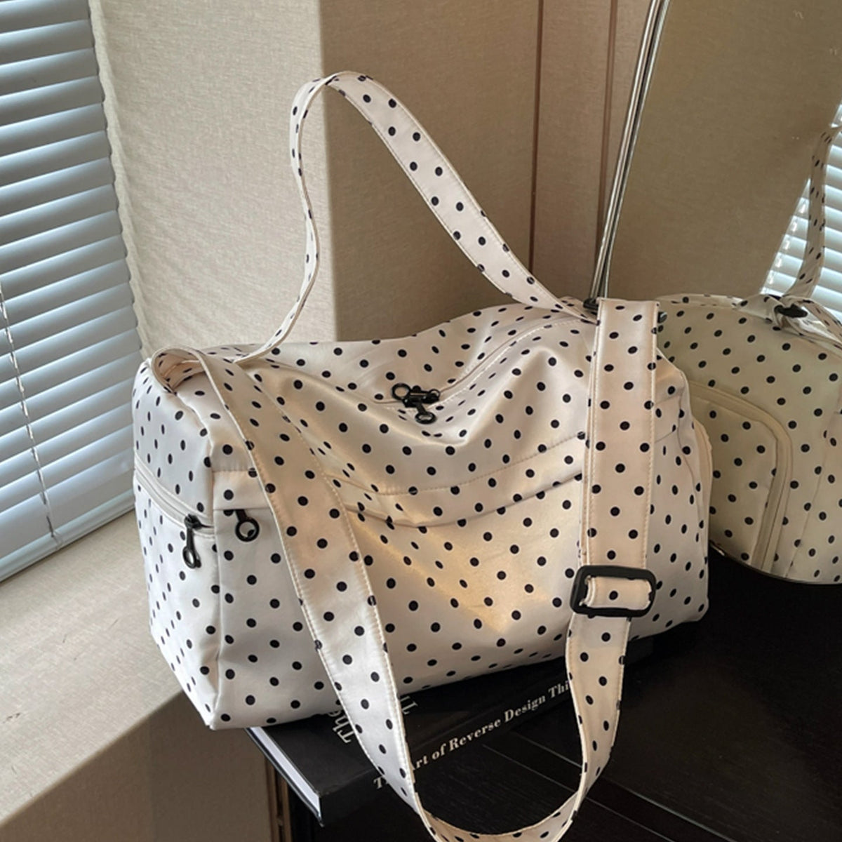 Polka Dot Sports and Travel Bag