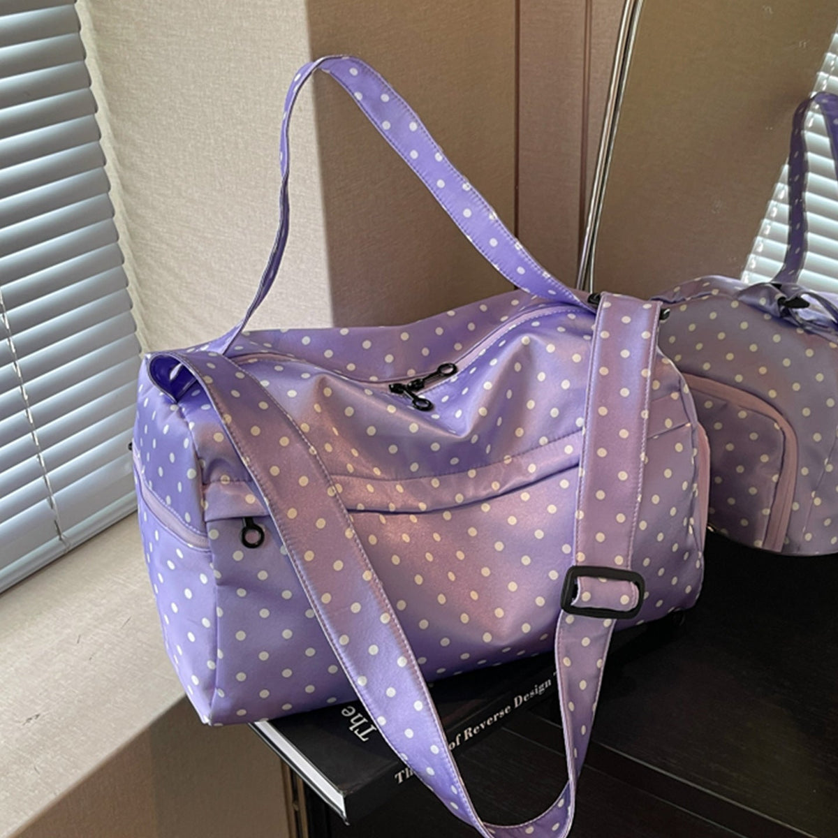 Polka Dot Sports and Travel Bag